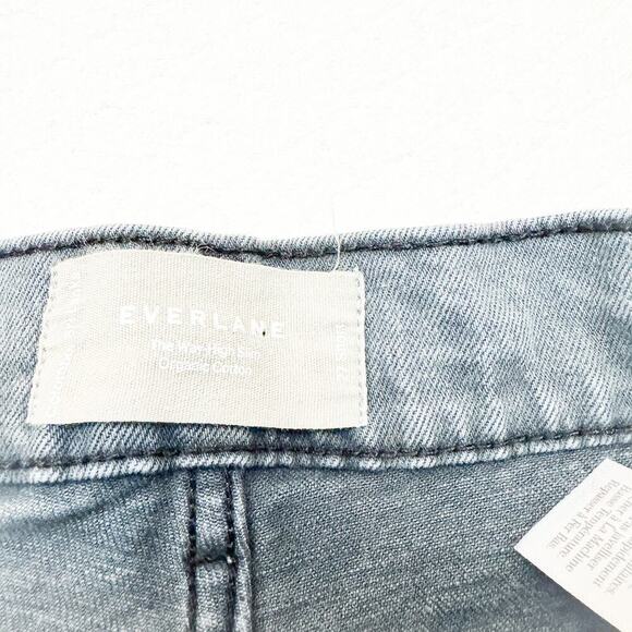 Everlane The Way-High Slim Organic Cotton Denim jeans Gray Wash Size 27 Short - Picture 6 of 9